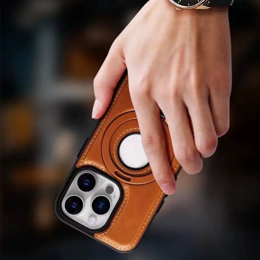 Magnetische iPhone-Hülle - Schlanke Hülle mit unsichtbarem Ringständer