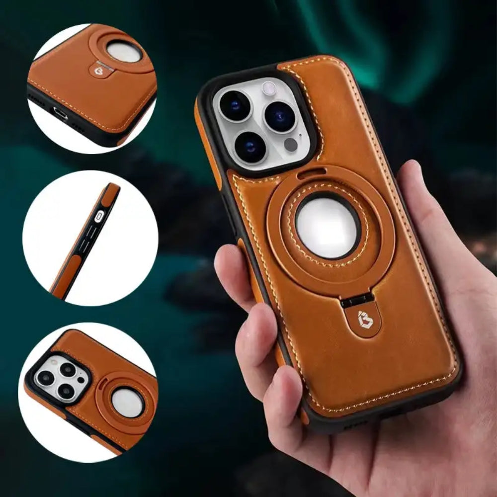 Magnetische iPhone-Hülle - Schlanke Hülle mit unsichtbarem Ringständer