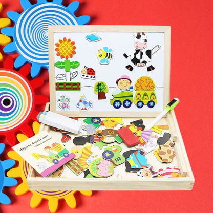 Magnetische Zeichentafel - Doppelseitiges Schreibspielzeug für Kinder