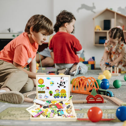 Magnetische Zeichentafel - Doppelseitiges Schreibspielzeug für Kinder