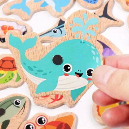 Magnetisches Angelspielzeug - Interaktives Fangen-und-Lernen-Spiel für Kinder
