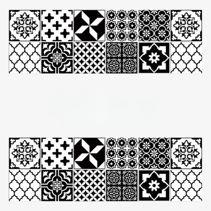 Mandala-Stil Fliesenaufkleber – 24-teiliges Set für Wände & Rückwände