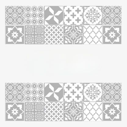 Mandala-Stil Fliesenaufkleber – 24-teiliges Set für Wände & Rückwände