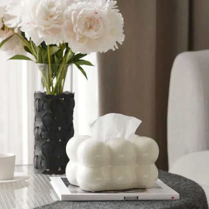 Marshmallow Tissue Box - Kompakte Form & verspieltes Design