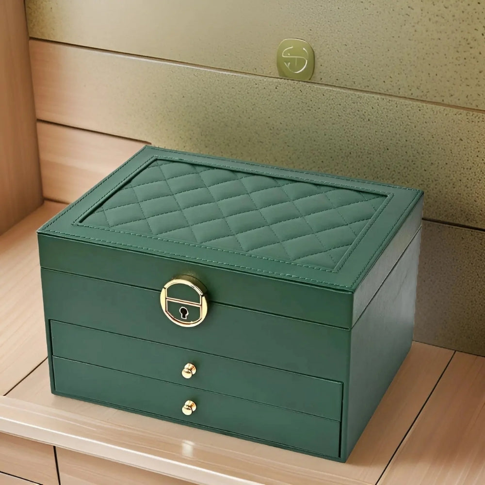 Mehrschichtiger Schmuck-Organizer - Funktionelle Aufbewahrungsbox