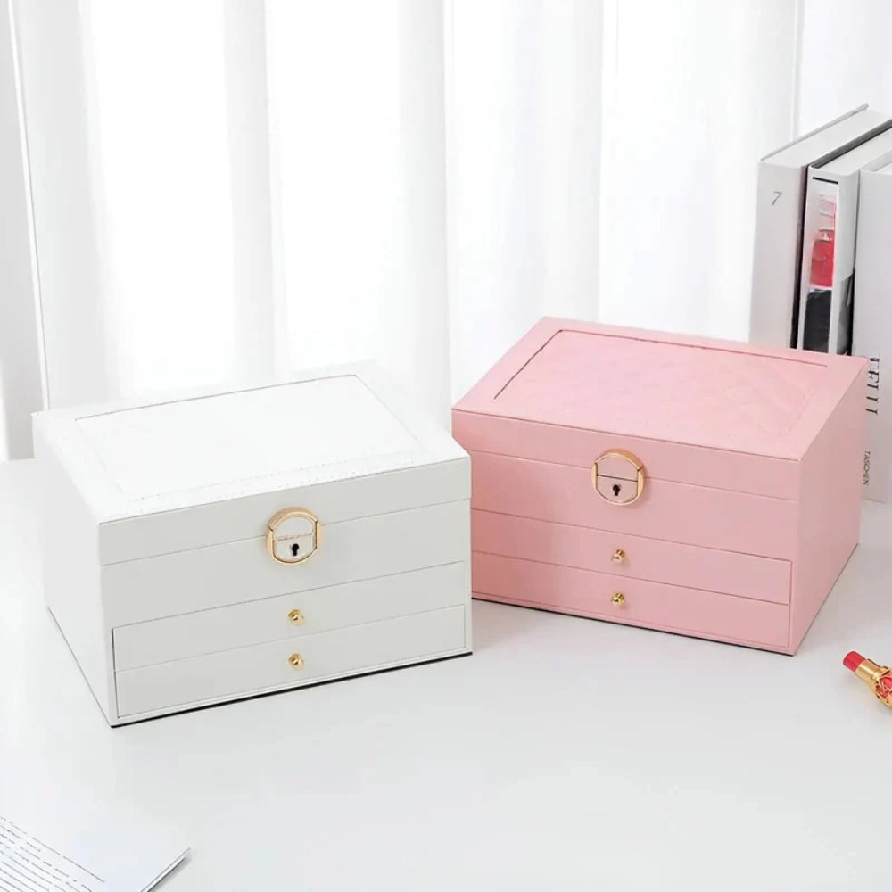 Mehrschichtiger Schmuck-Organizer - Funktionelle Aufbewahrungsbox