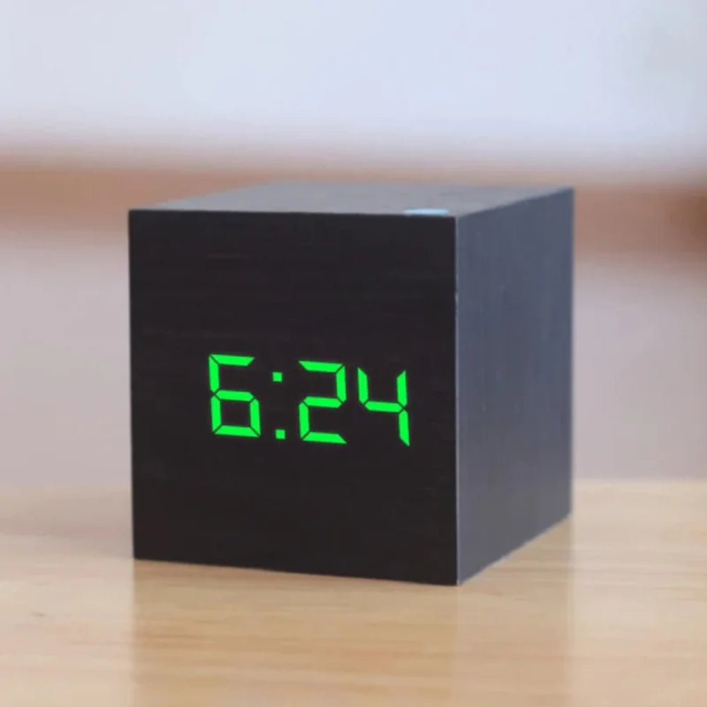 Mini-LED-Digitalwecker - Kompakt mit Nachtmodus