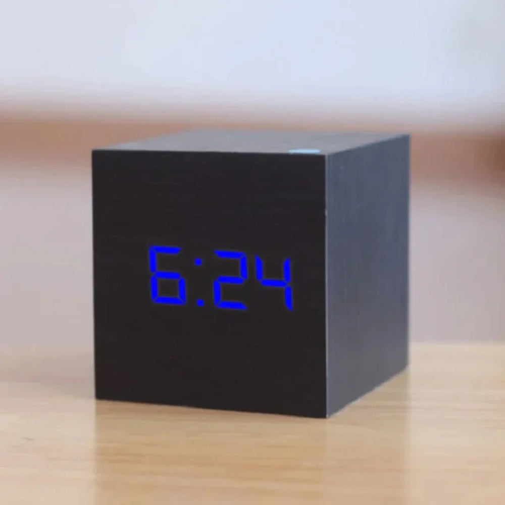Mini-LED-Digitalwecker - Kompakt mit Nachtmodus