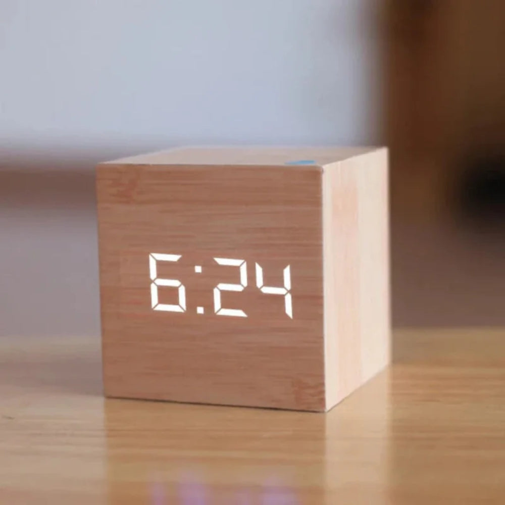 Mini-LED-Digitalwecker - Kompakt mit Nachtmodus