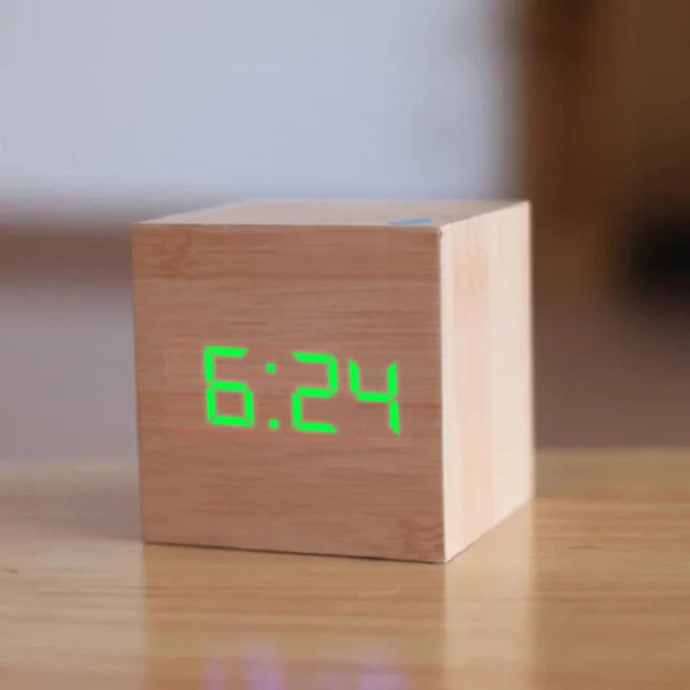 Mini-LED-Digitalwecker - Kompakt mit Nachtmodus