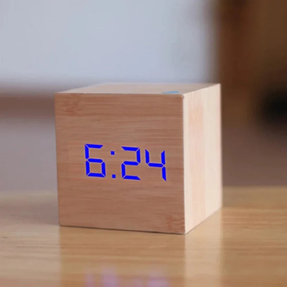 Mini-LED-Digitalwecker - Kompakt mit Nachtmodus