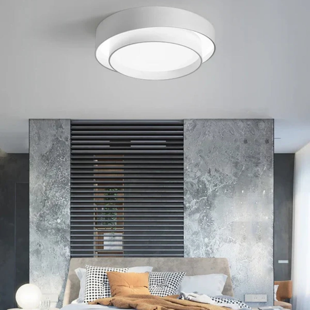 Minimalistische LED-Deckenleuchte – Runde Aufbauform für moderne Räume