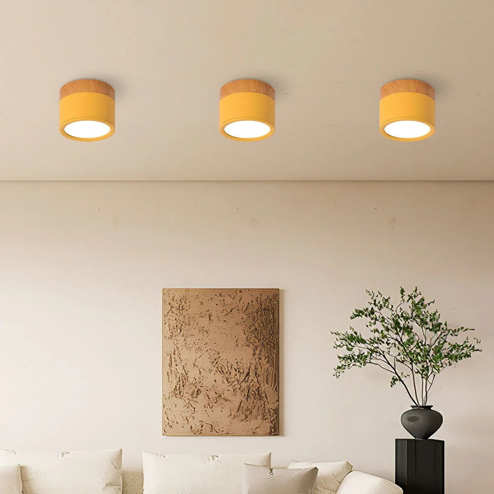 Minimalistische Mehrfach-Deckenleuchte – Flaches Design