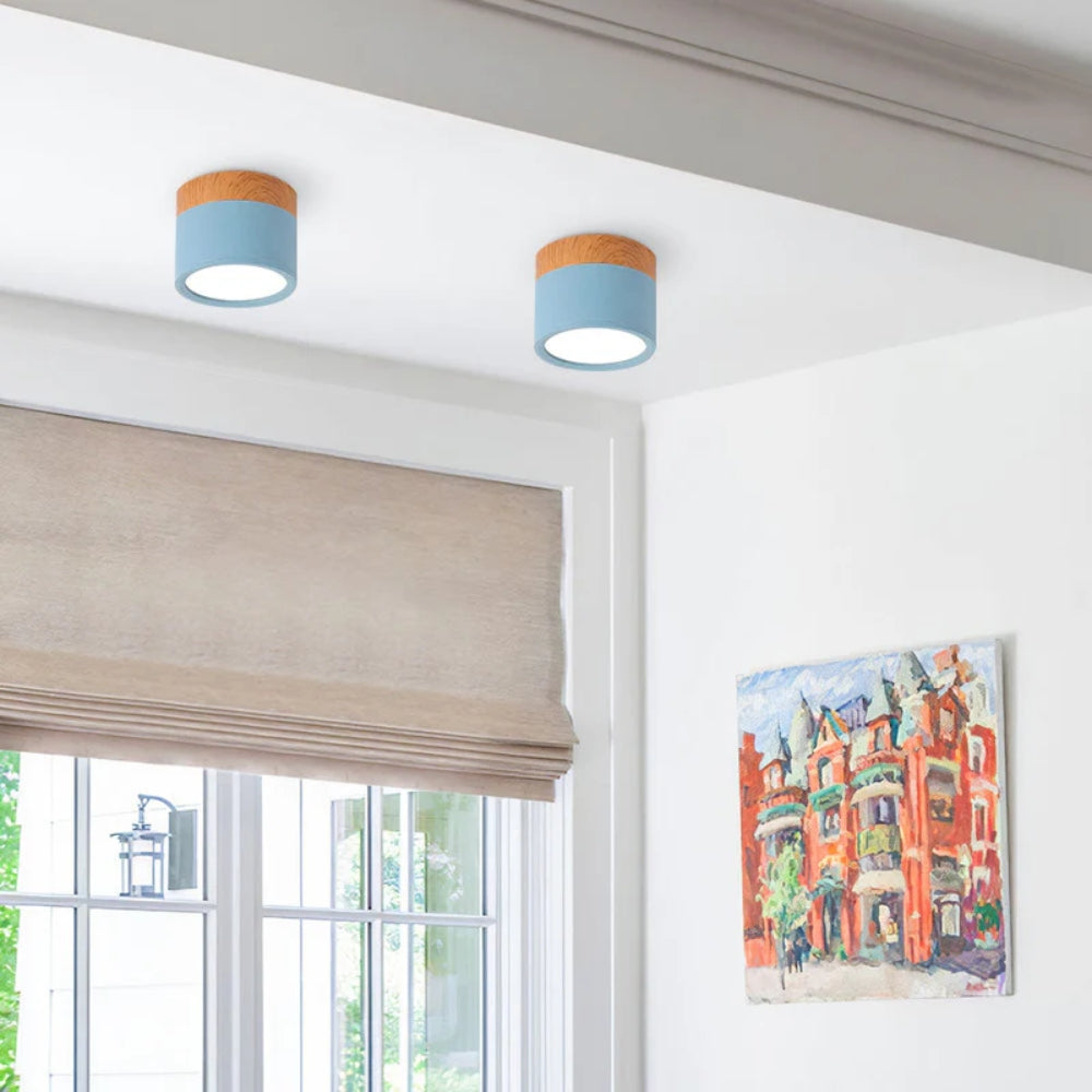 Minimalistische Mehrfach-Deckenleuchte – Flaches Design