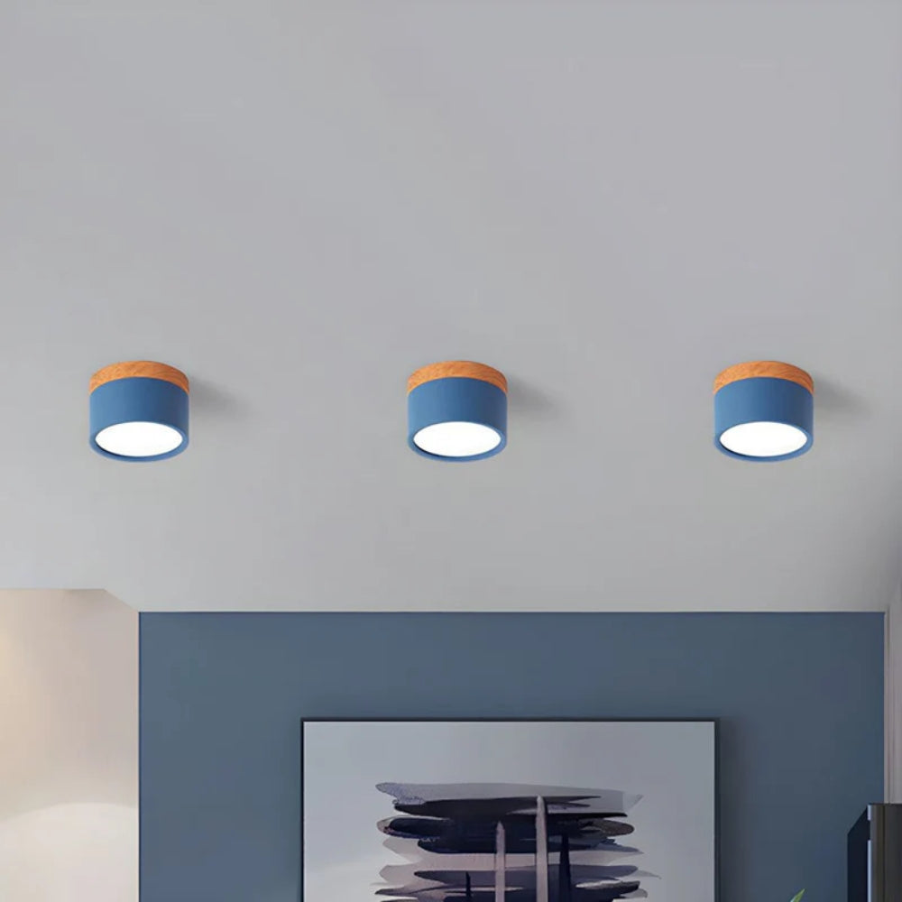 Minimalistische Mehrfach-Deckenleuchte – Flaches Design