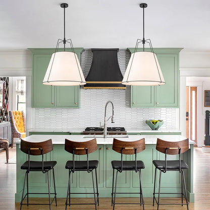 Mitte des Jahrhunderts Pendelleuchte - Dimmbare Hängelampe für Esszimmer