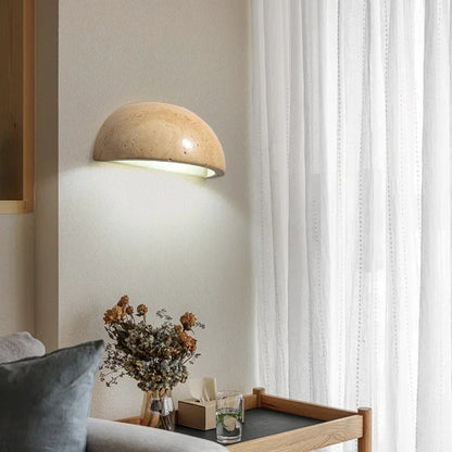 Moderne halbrunde Wandleuchte – Sanftes LED-Licht für Innenräume