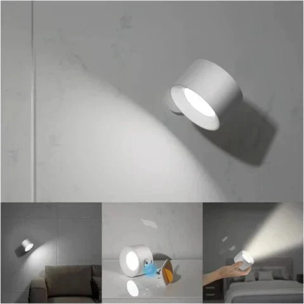 Moderne Spotlampe - Wand- oder Tischleuchte mit doppeltem Verwendungszweck