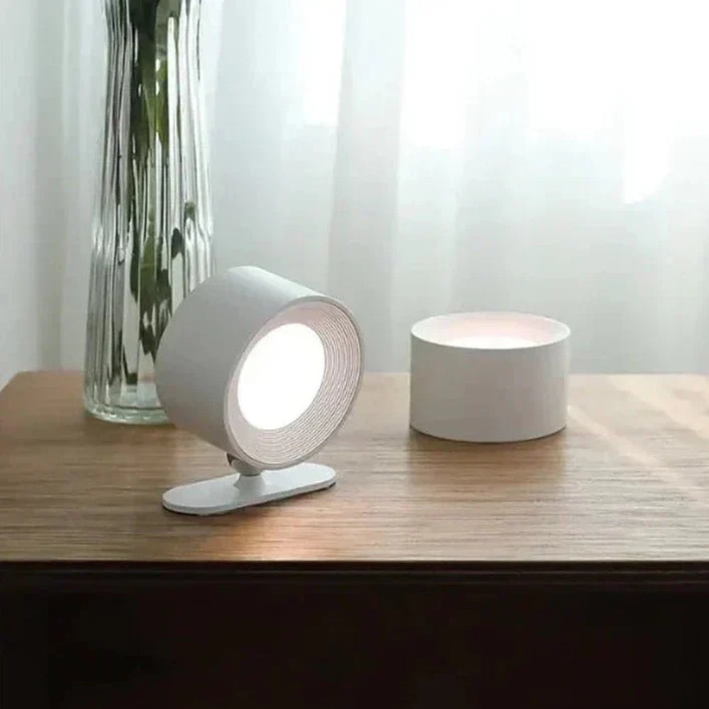 Moderne Spotlampe - Wand- oder Tischleuchte mit doppeltem Verwendungszweck