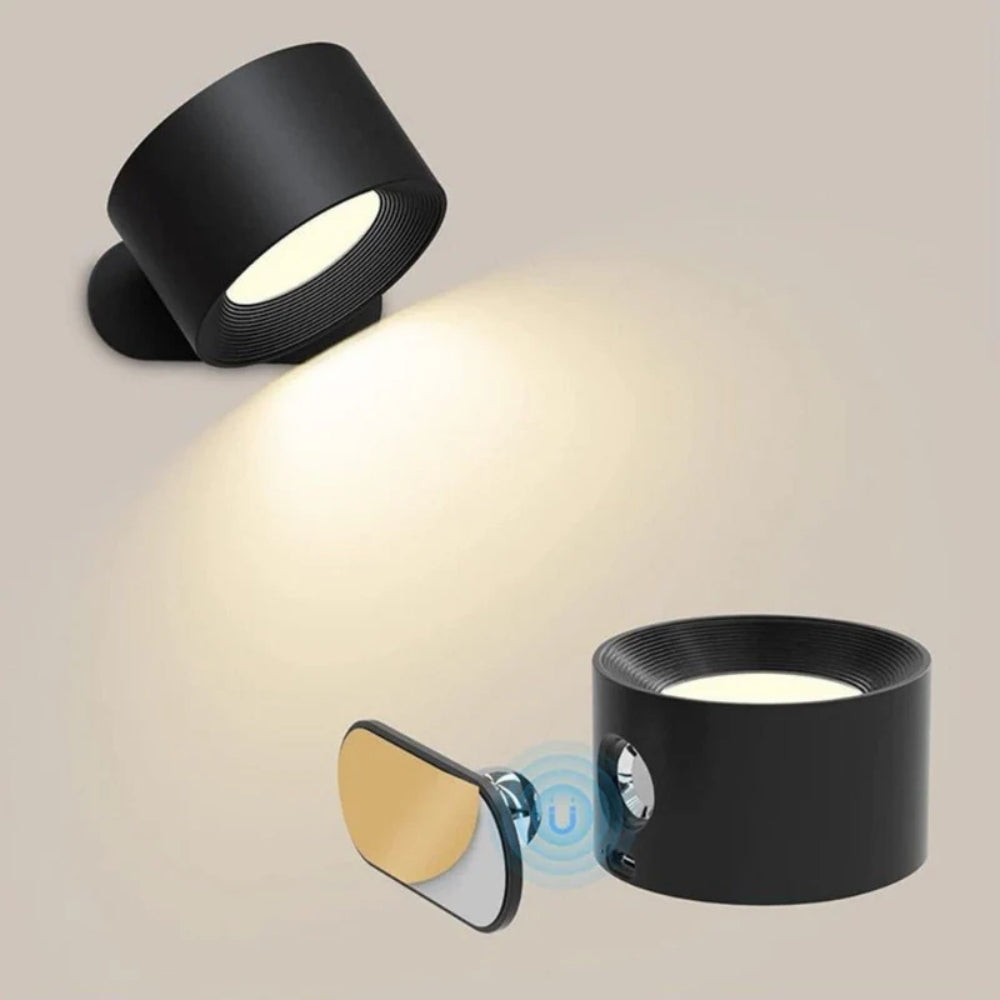 Moderne Spotlampe - Wand- oder Tischleuchte mit doppeltem Verwendungszweck