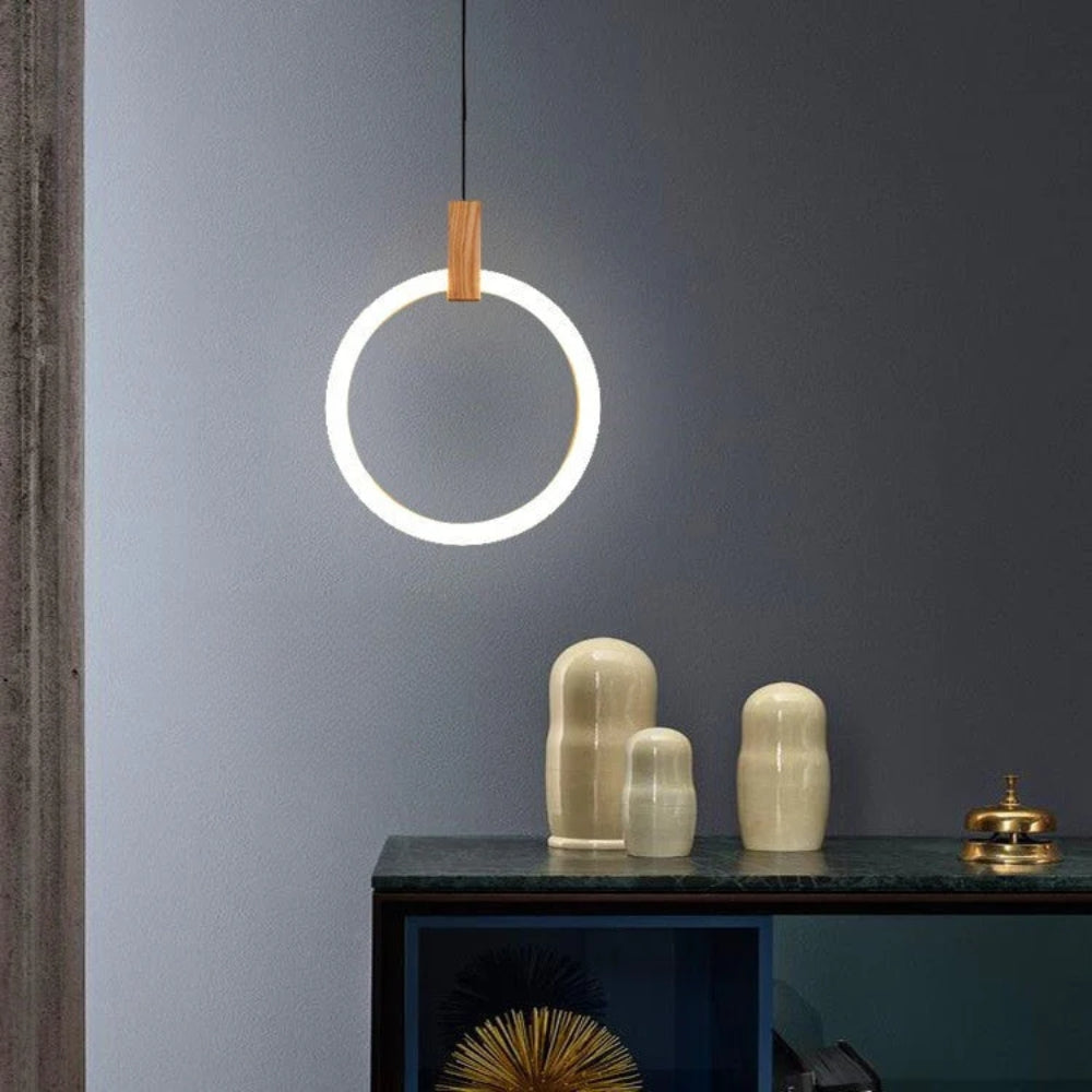 Moderne Treppenhaus-Pendelleuchte - Verstellbare Multi-Ring LED-Beleuchtung