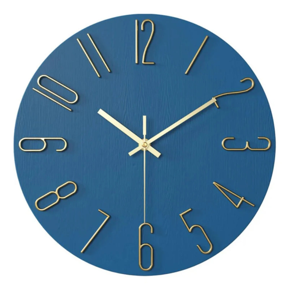 Moderne Wanduhr - geräuschloses Quarzwerk