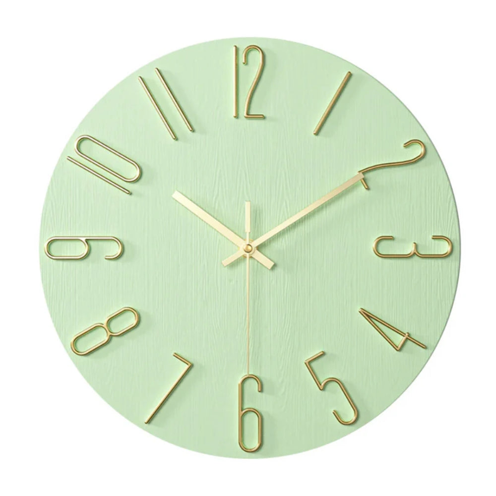 Moderne Wanduhr - geräuschloses Quarzwerk