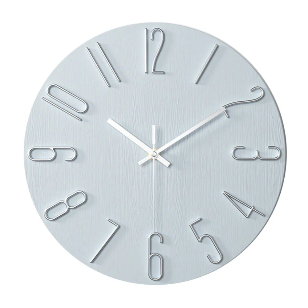 Moderne Wanduhr - geräuschloses Quarzwerk