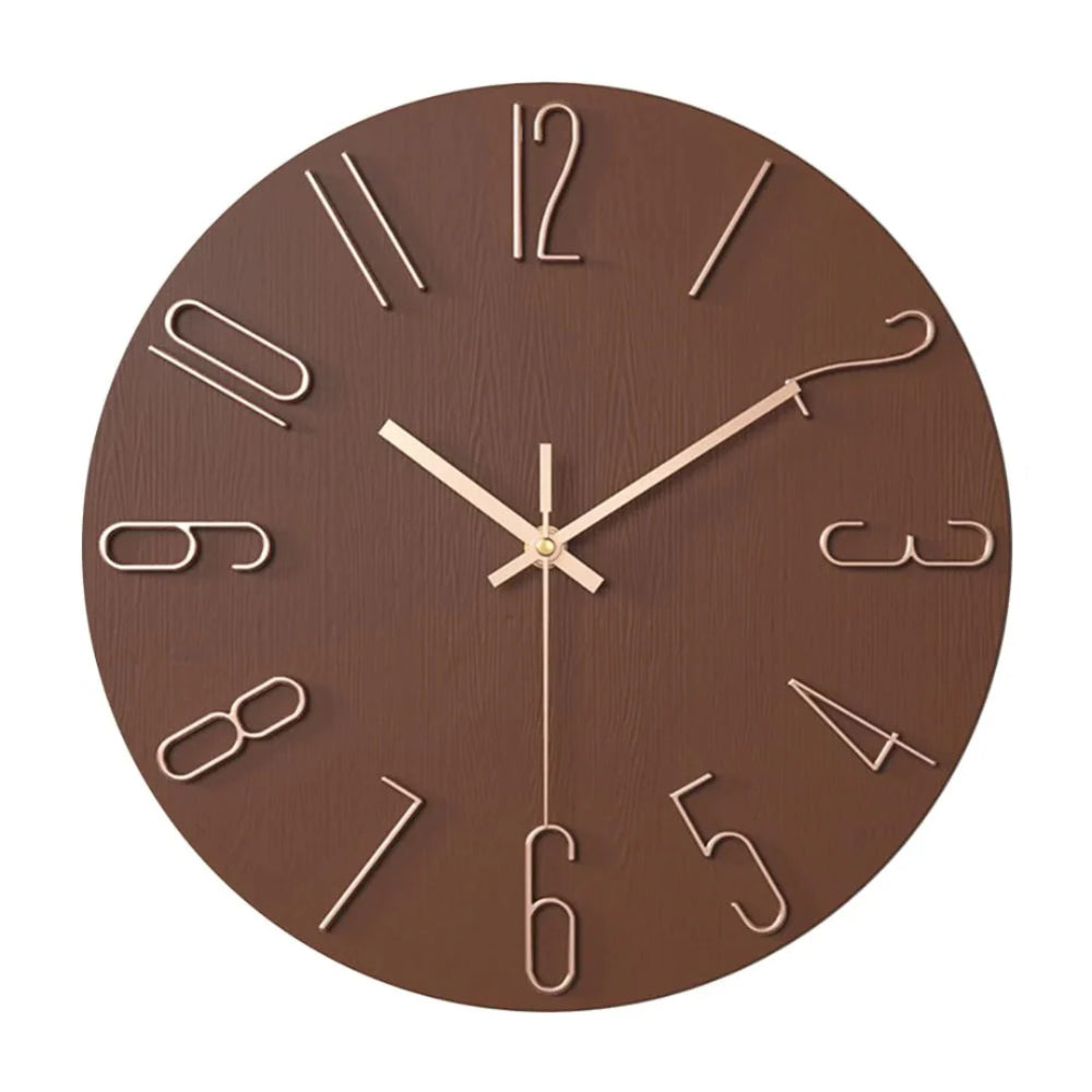 Moderne Wanduhr - geräuschloses Quarzwerk