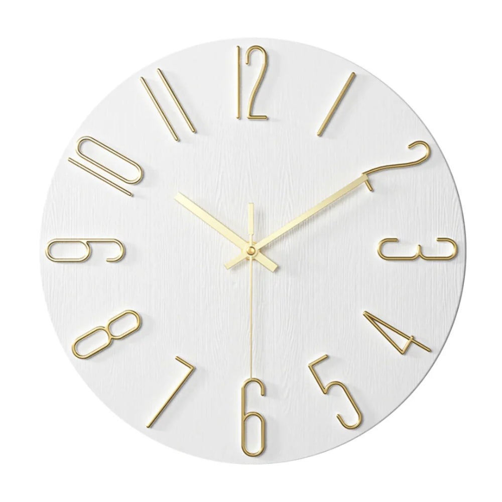 Moderne Wanduhr - geräuschloses Quarzwerk