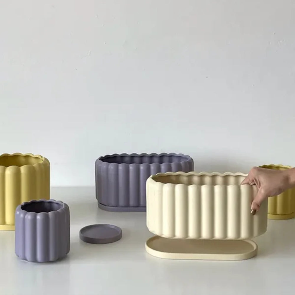 Moderner Blumentopf - Pflegeleichtes Design für müheloses Pflanzenstyling