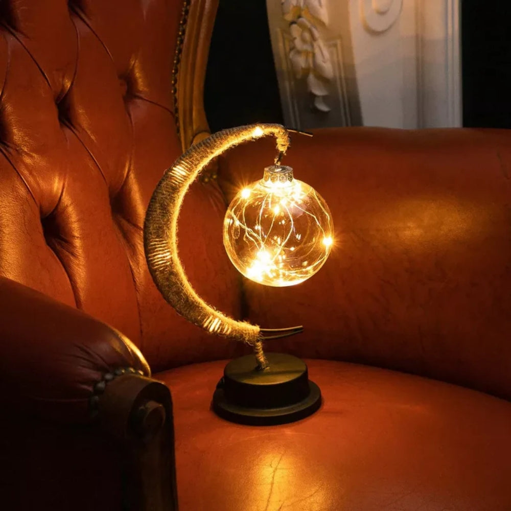 Mond-Wiederaufladbare Tischlampe – Himmlisches Sanftes Leuchten