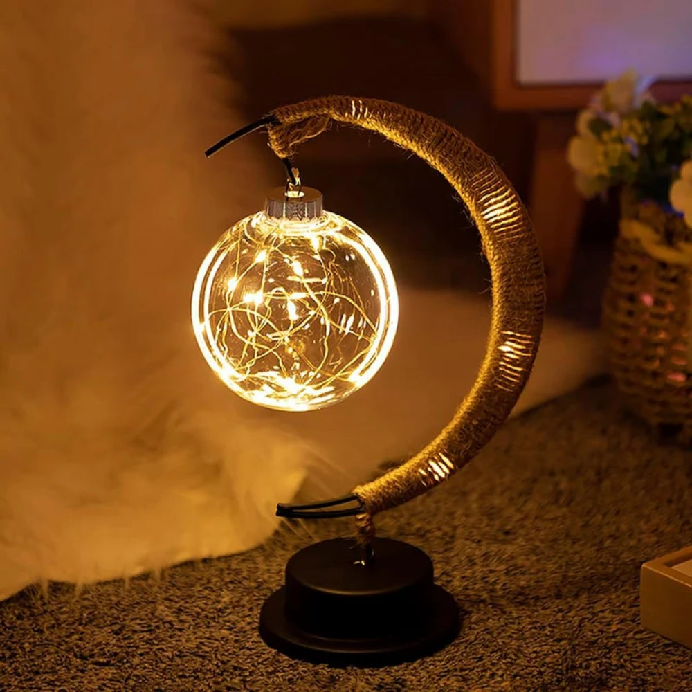 Mond-Wiederaufladbare Tischlampe – Himmlisches Sanftes Leuchten