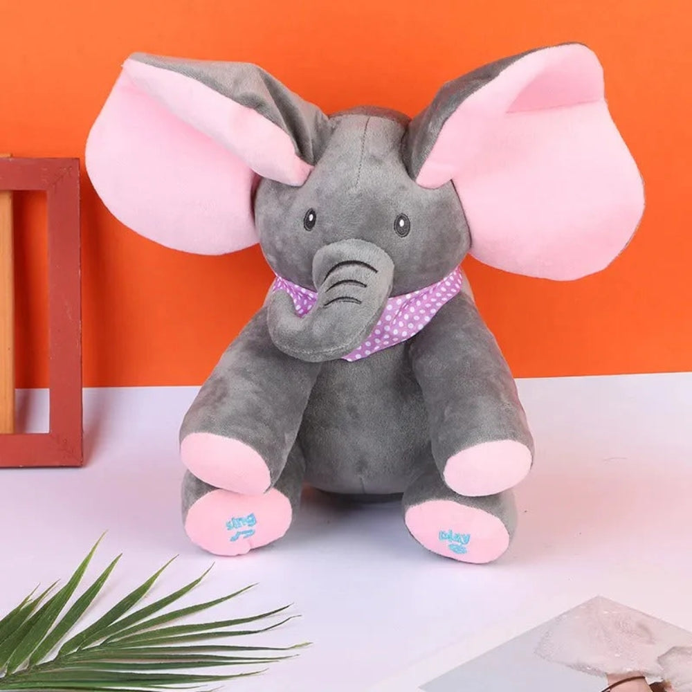 Musikalischer Baby-Aktivitätsplüsch - Peek-A-Boo Elefant für Babies
