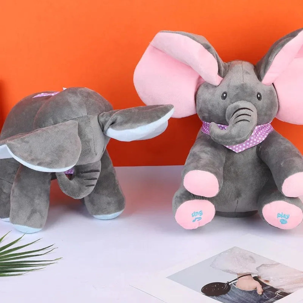 Musikalischer Baby-Aktivitätsplüsch - Peek-A-Boo Elefant für Babies