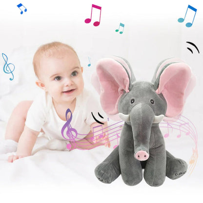 Musikalischer Baby-Aktivitätsplüsch - Peek-A-Boo Elefant für Babies