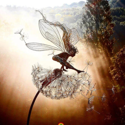 Mystische tanzende Geisterfee - Dekorative Figur für den Garten