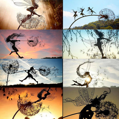 Mystische tanzende Geisterfee - Dekorative Figur für den Garten