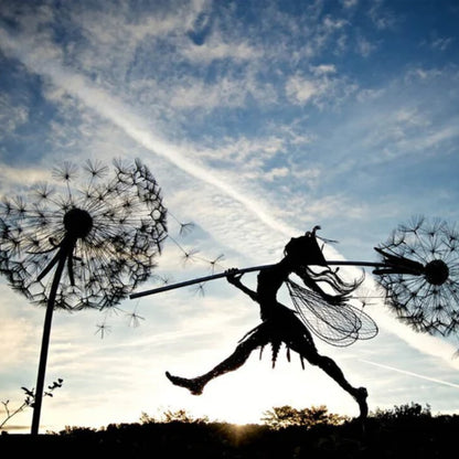 Mystische tanzende Geisterfee - Dekorative Figur für den Garten