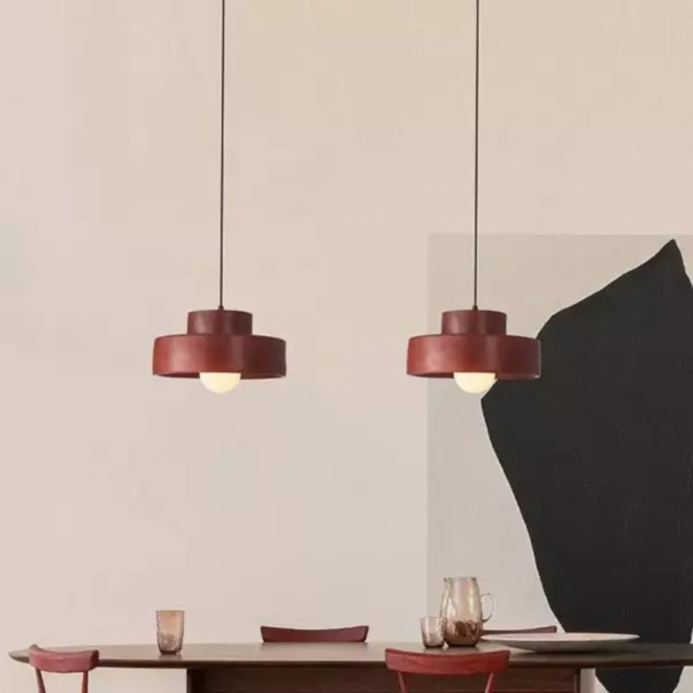 Nordische Hängelampe - Handgefertigte Zylinderbeleuchtung für Esszimmer und Schlafzimmer