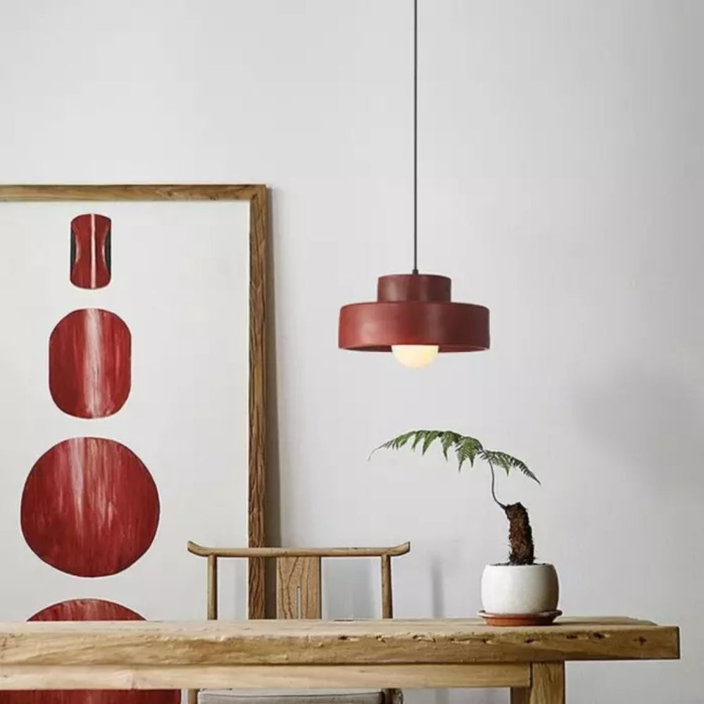 Nordische Hängelampe - Handgefertigte Zylinderbeleuchtung für Esszimmer und Schlafzimmer