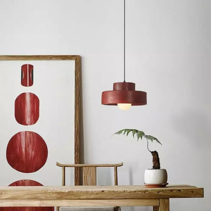 Nordische Hängelampe - Handgefertigte Zylinderbeleuchtung für Esszimmer und Schlafzimmer