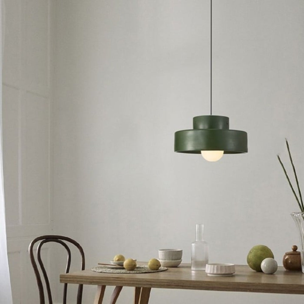 Nordische Hängelampe - Handgefertigte Zylinderbeleuchtung für Esszimmer und Schlafzimmer