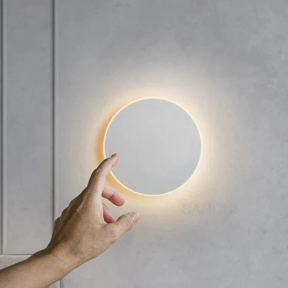 Nordische LED-Wandleuchte – Bewegungssensor und Warmes Umgebungslicht