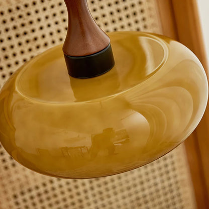 Pendelleuchte aus braunem Glas - Regulierbare und dimmbare Beleuchtung