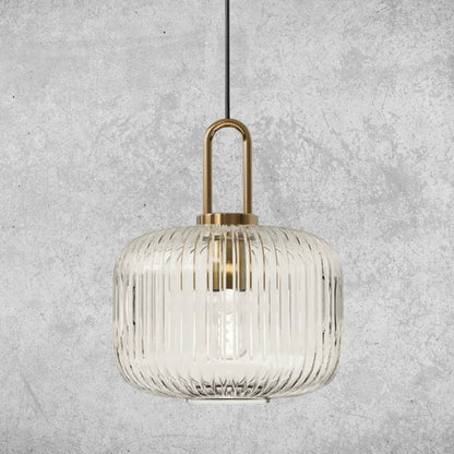 Moderne Pendelleuchte aus Klarglas - verstellbares Kabel und verschiedene Formen