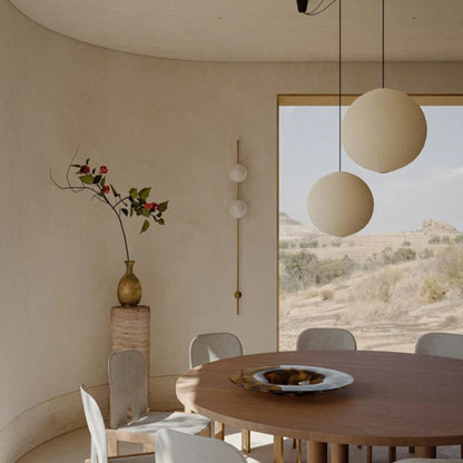 Pendelleuchte im japanischen Stil - dimmbare und verstellbare Hängelampe