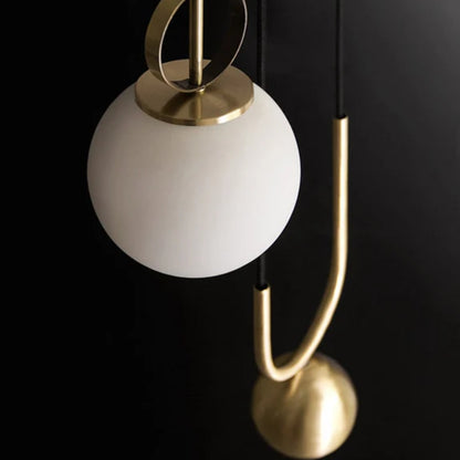 Pendelleuchte mit verstellbarem Flaschenzug - Licht im Stil der Jahrhundertmitte