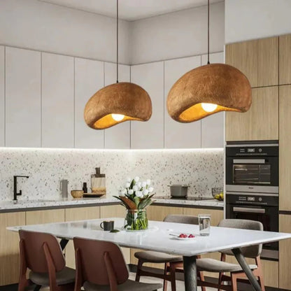 Wabi-Sabi Schwimmend Pendelleuchte - von Wolken inspirierte Form der Beleuchtung