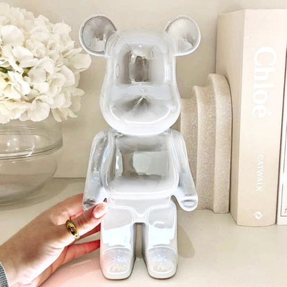 Perlglanz-Bärenfigur - Dekofigur mit Münzschlitz